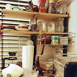 キッチン/DIY/飾り棚/デロンギコーヒーメーカーのインテリア実例 - 2017-04-06 22:36:54