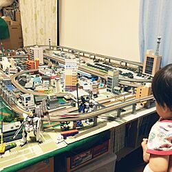 ベッド周り/鉄道模型/ＲＣ九州支部/息子は１才４ヶ月のインテリア実例 - 2015-06-16 01:40:34