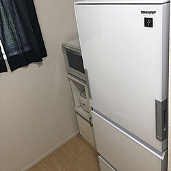冷蔵庫/1LDK/ホワイトインテリア/大東建託/キッチンのインテリア実例 - 2019-07-23 12:27:35