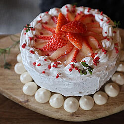 手作りケーキ/誕生日ケーキ/キッチンのインテリア実例 - 2023-01-22 20:38:27