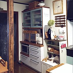 キッチン/食器棚リメイクのインテリア実例 - 2014-04-05 12:25:39