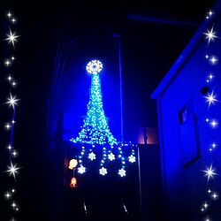 玄関/入り口/イルミネーション/クリスマスディスプレイ/クリスマスのインテリア実例 - 2016-12-17 23:31:28