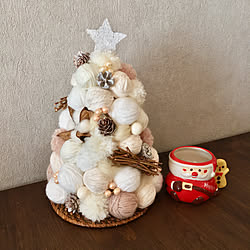 クリスマスツリー/ハンドメイド/クリスマス2019/100均/サンゲツ壁紙...などのインテリア実例 - 2019-12-15 21:53:44