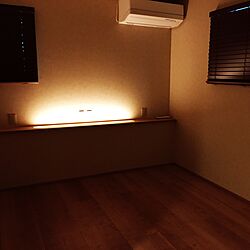 ベッド周り/造作照明/ブラインド/間接照明/寝室...などのインテリア実例 - 2017-07-04 20:02:55