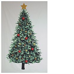 クリスマスツリー/タペストリー/TOKAIツリータペストリー/tokai/壁/天井のインテリア実例 - 2016-12-26 15:33:35