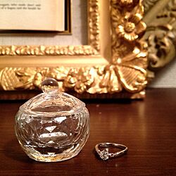 ベッド周り/ガラス雑貨/エンゲージリング/指輪/指輪入れのインテリア実例 - 2013-02-24 19:58:27