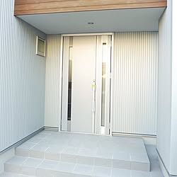 玄関/入り口/シルバー/シンプルモダンに憧れる/一戸建てのインテリア実例 - 2017-03-09 16:04:31