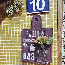 キッチン/タイル/ランタンタイル/DIY-tile/壁紙屋本舗のインテリア実例 - 2016-05-27 13:00:04