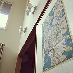 壁/天井/NY地図/和室の入り口/ふすまのインテリア実例 - 2016-10-04 16:33:21