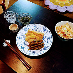 リビング/夜ご飯/いただきもの。/日本の古い食器/春のもの...などのインテリア実例 - 2022-04-26 22:40:17