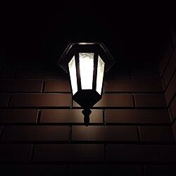 玄関/入り口/外壁/明かり/照明のインテリア実例 - 2012-11-23 23:15:42