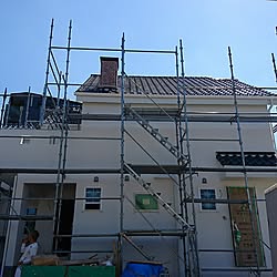 新築建設中/店舗兼住宅/漆喰の家/外観《新築工事中》のインテリア実例 - 2017-05-18 14:57:22