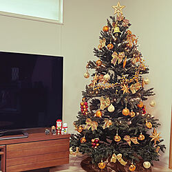 クリスマス/ニトリ/クリスマスツリー180cm/リビングのインテリア実例 - 2021-12-12 14:45:53