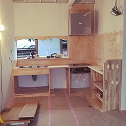 キッチン/リフォーム中/DIY/入江建築のインテリア実例 - 2015-08-30 16:40:29