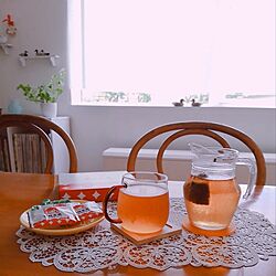 机/ピッチャー/Afternoon Tea/おうちカフェ/リラックスタイム...などのインテリア実例 - 2023-08-09 15:04:46