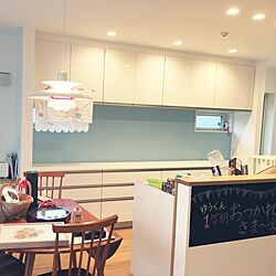 キッチン/壁紙DIYのインテリア実例 - 2016-07-26 15:13:31