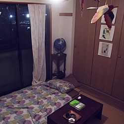 部屋全体/和室/四畳半/木製家具/生活感...などのインテリア実例 - 2015-03-29 23:47:48