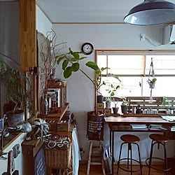 部屋全体/植物/ディスプレイ/JUNK/カフェ風インテリア...などのインテリア実例 - 2016-08-03 21:33:25