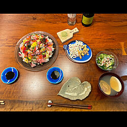 夕食/豆皿/蛤のお吸い物/ちらし寿司/ひな祭り...などのインテリア実例 - 2023-03-04 06:48:41