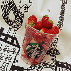 キッチン/フランス雑貨/Starbucks /ご褒美フルーツのインテリア実例 - 2019-03-14 09:43:06