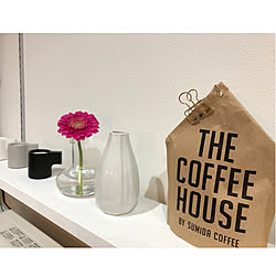 棚/THE COFFEE HOUSE/フラワーベース/キャンドルホルダー/IKEA...などのインテリア実例 - 2019-02-23 20:59:11