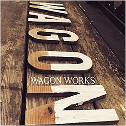 壁/天井/ブラック&デッカー/アルファベットオブジェDIY/DIY/IG→wagonworks...などのインテリア実例 - 2015-04-04 20:34:26