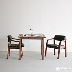 ウォールナット/椅子/テーブル/日本製/3点セット...などのインテリア実例 - 2017-04-12 17:22:05