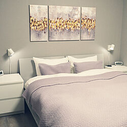 ベッド周り/古い家/フルリノベーション/IKEA 照明/寝室...などのインテリア実例 - 2020-03-22 21:49:48