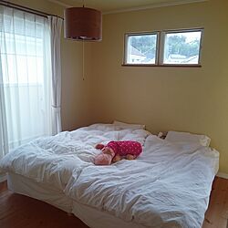 寝室/こどもと暮らす。/無印良品/momo natural/IKEA...などのインテリア実例 - 2016-09-25 16:08:23