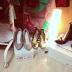 衣装スペース/大切な靴たちのインテリア実例 - 2013-05-05 10:42:54