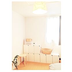 寝室/ニトリカラーボックス/IKEA 照明/IKEAのインテリア実例 - 2014-09-17 08:45:16
