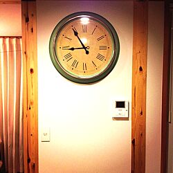 リビング/時計/IKEA/無印良品の家/無印良品のインテリア実例 - 2014-02-10 21:00:49