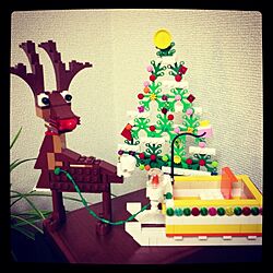 リビング/クリスマスバージョン/レゴのインテリア実例 - 2012-12-02 22:18:49