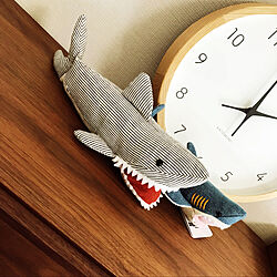棚/サメが好き/時計のある風景/時計のインテリア実例 - 2018-02-20 14:03:06