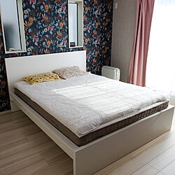 ベッド周り/デロンギ/オイルヒーター/IKEA/IKEAベッド...などのインテリア実例 - 2021-12-19 21:07:41