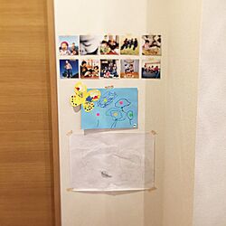 壁/天井/子供の絵/写真のインテリア実例 - 2016-03-22 22:44:44