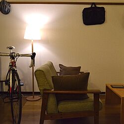 部屋全体/自転車/ソファのインテリア実例 - 2013-09-29 13:53:14