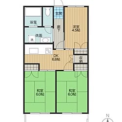 部屋全体/間取り図/都営住宅/団地のインテリア実例 - 2016-08-16 21:39:23