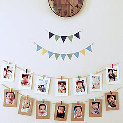 家族写真❤︎/静電気で貼れる！/壁/天井のインテリア実例 - 2020-03-23 17:01:13