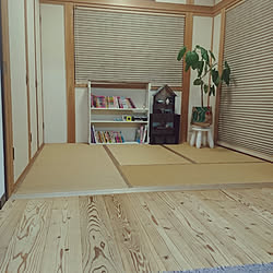 部屋全体/おうちでカフェ気分♡/100均大好き♡/いい気分♪/本棚DIY...などのインテリア実例 - 2018-03-09 21:45:17