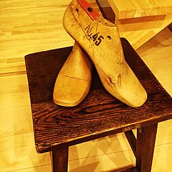 リビング/いつか自分の靴をCraft ‼️/木型ほぼ自分の足サイズ見つけた/椅子はハンドメイド30years ago/ナチュラルのインテリア実例 - 2016-07-27 01:19:32