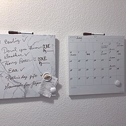 壁/天井/廊下の壁/カレンダー/ホワイトボード/マーブル調...などのインテリア実例 - 2017-06-19 00:51:08