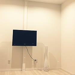 すっきり/壁掛けTV/ディアウォール DIY/一条工務店/寝室の一角...などのインテリア実例 - 2017-01-15 23:15:14