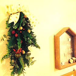 壁/天井/手作り/クリスマスのインテリア実例 - 2013-12-18 19:27:29