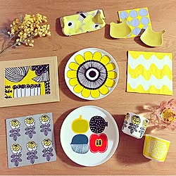 イエロー/黄色/色集め/色集めごっこ/marimekko...などのインテリア実例 - 2015-08-21 21:01:00