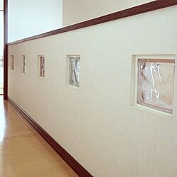 壁/天井/2階/廊下的な/ガラスブロックのインテリア実例 - 2013-09-02 10:33:31
