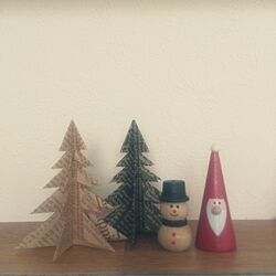 机/折り紙ツリー/いつもありがとうございます♡/クリスマスのインテリア実例 - 2016-12-20 13:40:17
