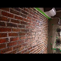 ブルックリンスタイル/DIY/レンガ壁/アンティークレンガ/壁/天井のインテリア実例 - 2021-05-01 19:21:22