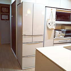 キッチン/ちょっといいもの/冷蔵庫/MITSUBISHI/大掃除のインテリア実例 - 2019-12-31 13:01:01