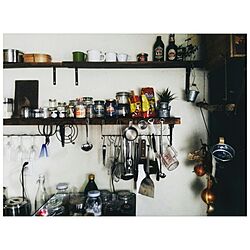キッチン/DIY/古道具/見せる収納のインテリア実例 - 2016-09-29 16:19:44